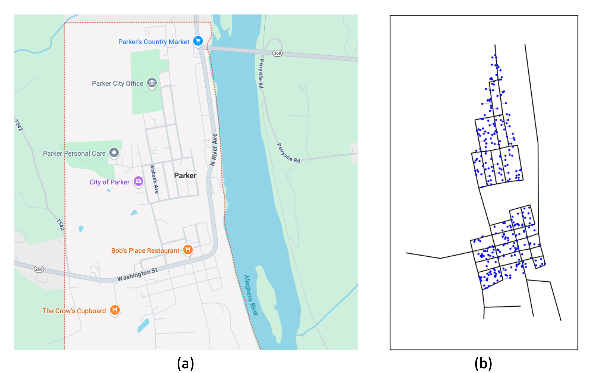 Input Map vs. Modelled Infrastructure